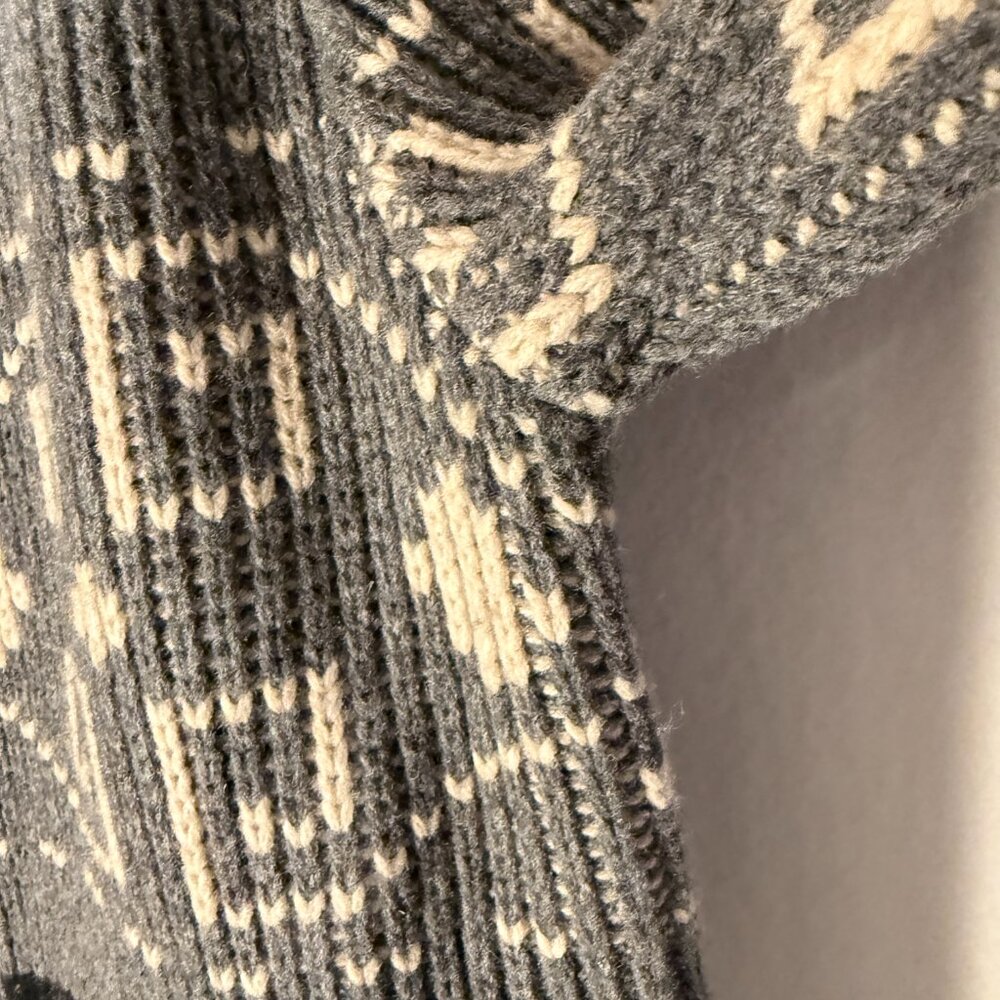 Pendleton WOMEN'S WESTERLEY CARDIGAN Grey and Black Size Medium Womens - Picture 7 of 9